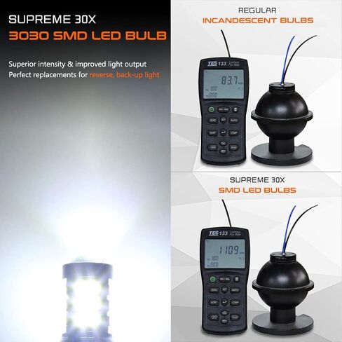 3157 LED Bulb for Reverse Lights, Super Bright 3156 3056 3057 4157 3047 4057 3457 LED Light Bulbs for Backup Reverse Signal Blinker Tail Parking DRL Brake Lights, 6000K White in Saudi Arabia