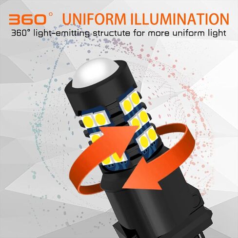 3157 LED Bulb for Reverse Lights, Super Bright 3156 3056 3057 4157 3047 4057 3457 LED Light Bulbs for Backup Reverse Signal Blinker Tail Parking DRL Brake Lights, 6000K White in Saudi Arabia