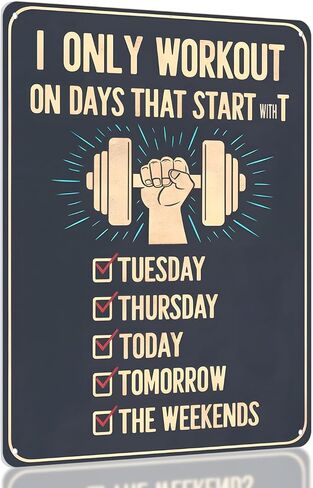 Cool Home Gym Decor Sign - Cool Gifts For Gym Rats Workout And Fitness Gifts For Gym Lovers, Gym Stuff For Men Women, Funny Gym Gift Sign, Gym Wall Decor, Gym Gifts For Men Women By Opix Design in Kuwait