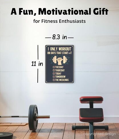Cool Home Gym Decor Sign - Cool Gifts For Gym Rats Workout And Fitness Gifts For Gym Lovers, Gym Stuff For Men Women, Funny Gym Gift Sign, Gym Wall Decor, Gym Gifts For Men Women By Opix Design in Kuwait
