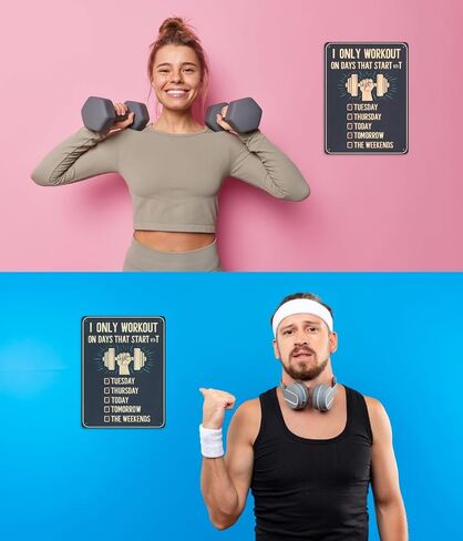 Cool Home Gym Decor Sign - Cool Gifts For Gym Rats Workout And Fitness Gifts For Gym Lovers, Gym Stuff For Men Women, Funny Gym Gift Sign, Gym Wall Decor, Gym Gifts For Men Women By Opix Design in Kuwait