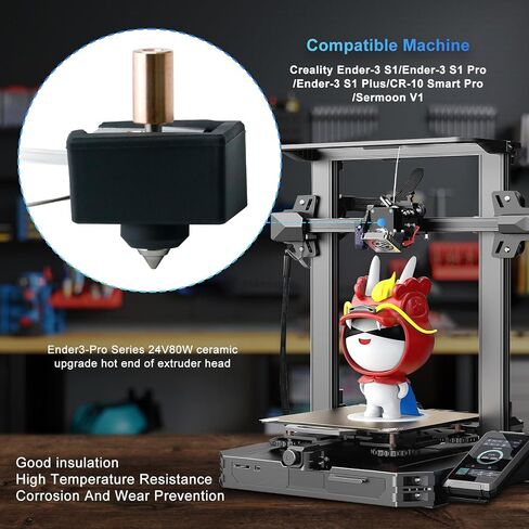 for K1 K1 Max, Ender 3 V3 Se, Ender3 S1 Pro/Plus, Cr10 Smart Pro Sermoon V1 Pro 3D Printer,Upgrade Xirbbo Nano Coating Sprite Extruder Bimetal Heatbreak,All Metal Titanium Copper Thermal Tube in Saudi Arabia