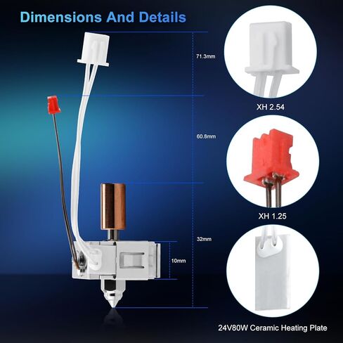 for K1 K1 Max, Ender 3 V3 Se, Ender3 S1 Pro/Plus, Cr10 Smart Pro Sermoon V1 Pro 3D Printer,Upgrade Xirbbo Nano Coating Sprite Extruder Bimetal Heatbreak,All Metal Titanium Copper Thermal Tube in Saudi Arabia