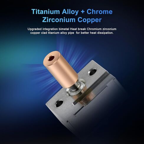 for K1 K1 Max, Ender 3 V3 Se, Ender3 S1 Pro/Plus, Cr10 Smart Pro Sermoon V1 Pro 3D Printer,Upgrade Xirbbo Nano Coating Sprite Extruder Bimetal Heatbreak,All Metal Titanium Copper Thermal Tube in Saudi Arabia