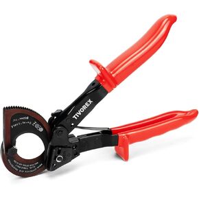Ratchet Cable Cutter - Heavy Duty Aluminum Copper Ratchet Wire Cutter for Cutting Electrical Wire up to 240mm²/600MCM Cutter Pliers