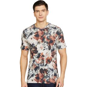 GUESS Men's Short Sleeve Eco AOP Slub Tee