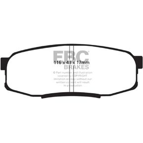 EBC Brakes ED91816 Brake Pad