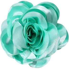 Large Camellia Rose Flower Brooches Lapel Pins Dainty Satin Fabric Apparelpin Oversized Brooch Pin for Women Men Wedding Party Banquet Dress Dance Clothes Accessories in Kuwait