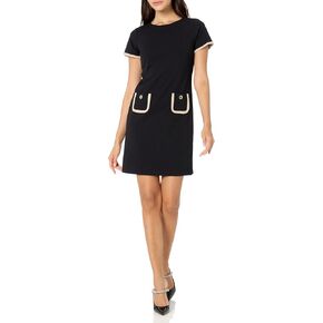 Tommy Hilfiger Women's Classic Scuba Crepe Two Pocket Dress