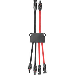 Solar Connectors Cable for 4 Solar Panels IP68 Waterproof Solar Panel Connectors Splitter 2 to 8 Y Branch Parallel Adapter for Solar Cable Extension