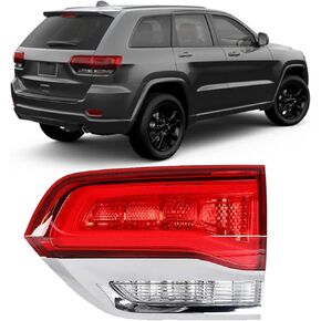 WFLNHB Right Side Tail Light Assembly Replacement for Grand Cherokee 2014-2019 Inner Passenger Side Rear Brake Lamp 68110046AB CH2803105