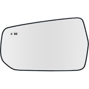 Driver Side Heated Mirror Glass Compatible with Malibu 2016-2021 Mirror - Mirror For Malibu Mirrors Driver Mirrors for Malibu With Rear Holder and Blind Spot Detection