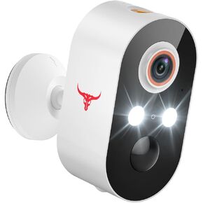 1080P Security Camera Wireless Outdoor with 2-Way Talk for Home Security, Low Light Night Vision, PIR Motion Detection, Cloud Storage, Live View Bullet Surveillance Cam (1)