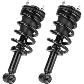 Front Complete Coil Spring Strut Shock Absorber Fit for Chevrolet Silverado 1500 2007-2013, for GMC Sierra 1500 2007-2013, Pair of Hydraulic Strut Shock Absorber Replace for 139105