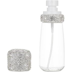 Bling Travel Spray Bottle 20oz/60ml, Fine Mist Mini Empty Spray Bottle, Leak Proof Cosmetic Refillable Travel Containers Plastic Hair Spray Bottle Sprayer for Water, Perfume, Face & Hair Mist.