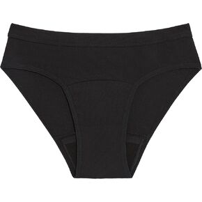 KNIX Kt Leakproof Cotton Bikini Underwear, Black, XXL