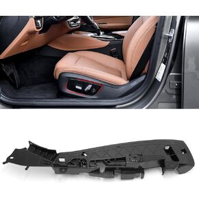 Jaronx Compatible with BMW Front Seat Track Rail Cover for 5' F07 F10 F11 G30 G31/6' G32/7' F01 F02 F03 G11 G12/X5 F15/X6 F16 F86, Support Seating Track Rail Cover Side Bracket for 52107317459 (Left)