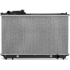 DNA MOTORING 1-Row Aluminum Cooling Downflow Radiator Compatible with Lexus LS430 2001-2006, LX3010108, OEM-RA-2419