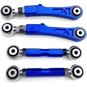 4x Adjustable Aluminum Rear Camber Control & Toe Angle Straight Rods Arm Kit Adjustable Range: -3°- +3° Compatible with Tesla Model S 2012-2016 Compatible with Tesla Model X 2016, LN.749-MS