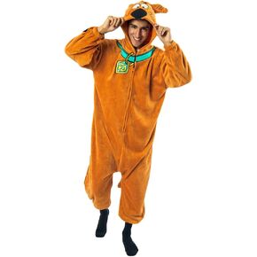 Bioworld Scooby Doo Adult Kigurumi Union Suit With Hood
