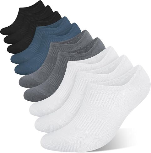 wernies No Show Socks Men 10 Pairs Casual Low Cut Ankle Socks with Non Slip Invisible Socks in Saudi Arabia