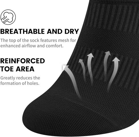 wernies No Show Socks Men 10 Pairs Casual Low Cut Ankle Socks with Non Slip Invisible Socks in Saudi Arabia