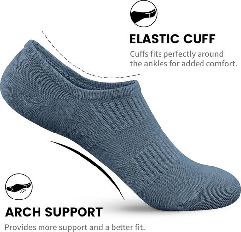 wernies No Show Socks Men 10 Pairs Casual Low Cut Ankle Socks with Non Slip Invisible Socks in Saudi Arabia