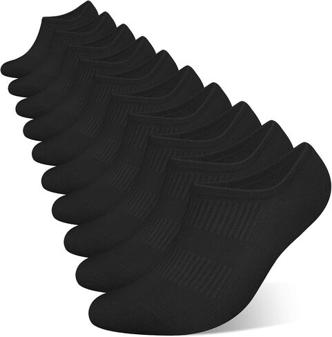wernies No Show Socks Men 10 Pairs Casual Low Cut Ankle Socks with Non Slip Invisible Socks in Saudi Arabia