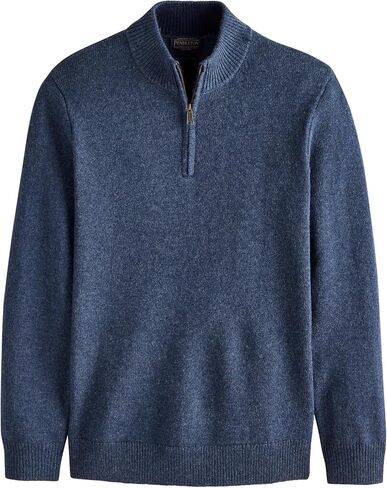 PENDLETON Men's Shetland Wool 1/4 Zip Sweater in Saudi Arabia