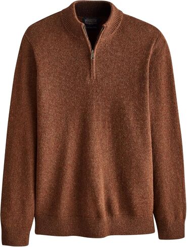 PENDLETON Men's Shetland Wool 1/4 Zip Sweater in Saudi Arabia