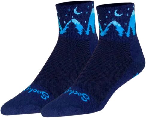 SockGuy Unisex Midnight 3in Ankle Athletic Cycling/Running Socks in Saudi Arabia