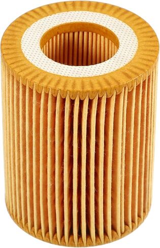 Motoforti Engine Oil Filter, Oil Fuel Filter, for BMW F20 2010-2015, Plastic, with Washer, No.11427635557, Yellow, 1 Set in Saudi Arabia