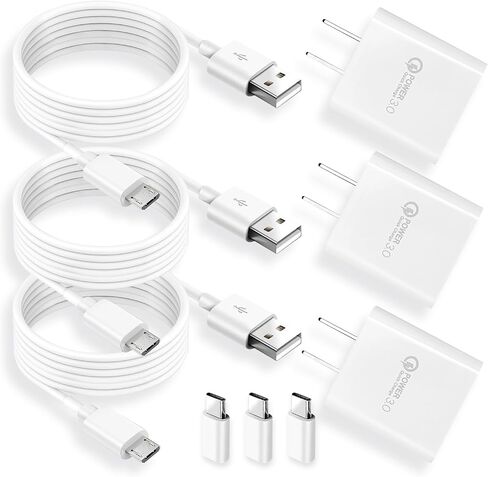 10FT Charging Power Cable Cord 9V for Arlo Pro Pro2, Arlo Q,Arlo GO, Essential Spotlight XL/XL 2nd, Wyze Cam Pan v3 v2,Netvue,Blink,Yi Home Camera,Oculus go,Kasa Cam Wall Charger Adapter Replacement in Saudi Arabia