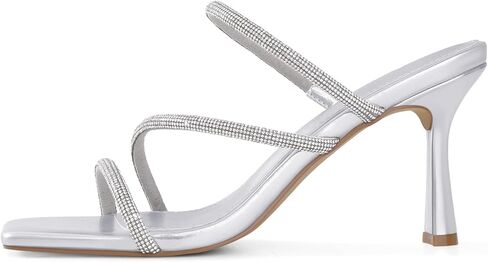 صنادل ذات كعب عالي من Shoe'N Tale للنساء من Kitten Mules مربعة مفتوحة عند الأصابع سهلة الارتداء in Kuwait