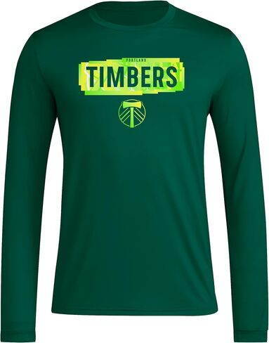 تيشيرت Portland Timbers بأكمام طويلة للرجال من أديداس in Saudi Arabia