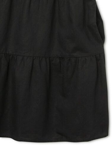 فستان فلاحي من مزيج الكتان المغسول بأكمام مرفرفة من Goodthreads للسيدات in Kuwait