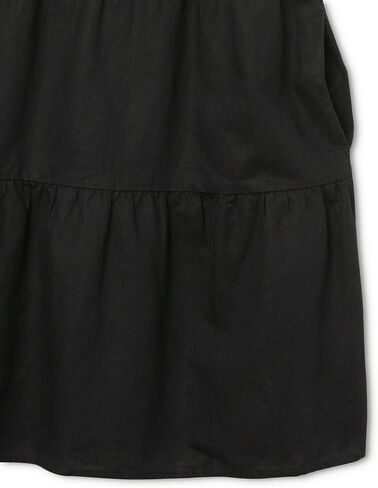Goodthreads Women's Relaxed-Fit Washed Linen Blend Flutter-Sleeve Peasant Dress in Saudi Arabia