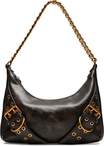 Steve Madden Graya-d Distressed Roller Buckle Shoulder Bag in Saudi Arabia