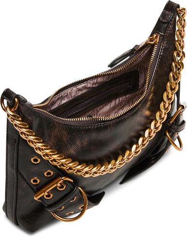 Steve Madden Graya-d Distressed Roller Buckle Shoulder Bag in Saudi Arabia
