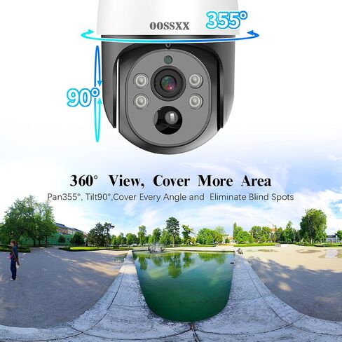 4CH 1TB 2(4K/8.0 Megapixel & PTZ Digital Zoom) 2-Way Audio PoE Outdoor Camera Home Security Camera System Wired Outdoor Video Surveillance IP Camera System in Saudi Arabia