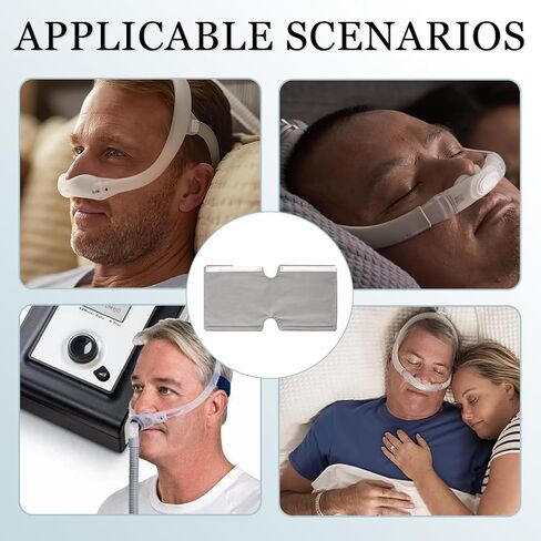 أغطية الأشرطة، أغطية إطار القناع المتوافقة مع أغطية الرأس لأقنعة DreamWear أو ResMed AirFit - وسائد حزام قابلة لإعادة الاستخدام، وسائد وسادة للوجه لحماية الشعر، تقلل من علامات الحزام in Saudi Arabia