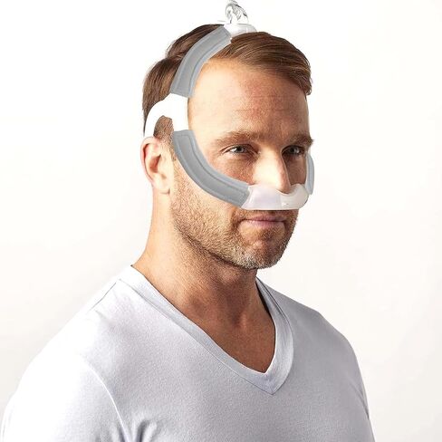 أغطية الأشرطة، أغطية إطار القناع المتوافقة مع أغطية الرأس لأقنعة DreamWear أو ResMed AirFit - وسائد حزام قابلة لإعادة الاستخدام، وسائد وسادة للوجه لحماية الشعر، تقلل من علامات الحزام in Saudi Arabia