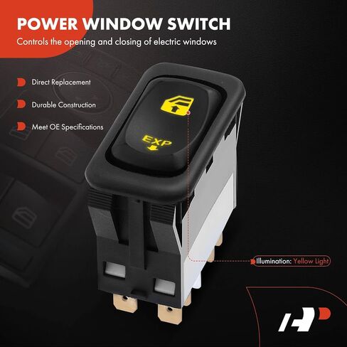 A-Premium Set of 2 Power Window Switch Compatible with Freightliner Columbia 2001-2011 Front Driver and Passenger Side, Replace # A0630769008, A0630769027 in Saudi Arabia