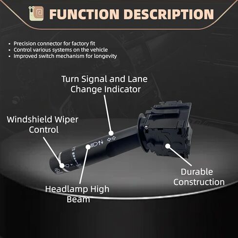 Turn Signal Switch Compatible with Enclave Traverse Acadia Acadia Limited Outlook 2008 2009 2010 2011 2012 2013 2014 2015 2016 2017 08 09 10 11 12 13 14 15 16 17 V6 3.5L V8 6.0L in Kuwait