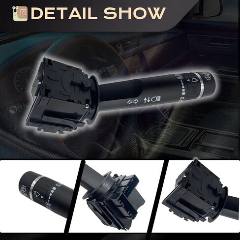 Turn Signal Switch Compatible with Enclave Traverse Acadia Acadia Limited Outlook 2008 2009 2010 2011 2012 2013 2014 2015 2016 2017 08 09 10 11 12 13 14 15 16 17 V6 3.5L V8 6.0L in Kuwait