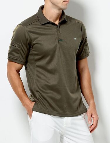 Arjen Kroos Men's Tactical Polo Shirts Short Sleeve Performance Golf Shirts in Saudi Arabia