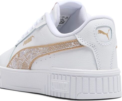 PUMA Women's Carina 2.0 Sneaker, Textile White-Prairie Tan, 6.5 in Saudi Arabia