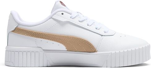 PUMA Women's Carina 2.0 Sneaker, Textile White-Prairie Tan, 6.5 in Saudi Arabia