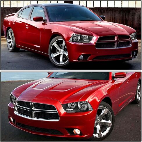 DNA MOTORING HL-OH-CHA11-BK-CL1 Black Housing Headlights Compatible with 11-14 Charger in Saudi Arabia