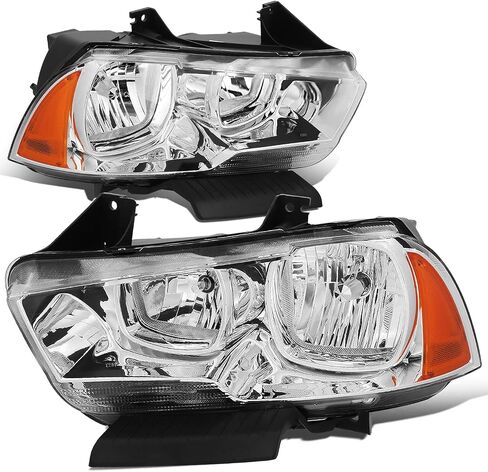 DNA MOTORING HL-OH-CHA11-BK-CL1 Black Housing Headlights Compatible with 11-14 Charger in Saudi Arabia